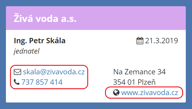 lamael-kontakty-vizitka-aktivni-linky