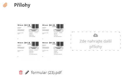 Přílohy u kontaktů v Lamaelu