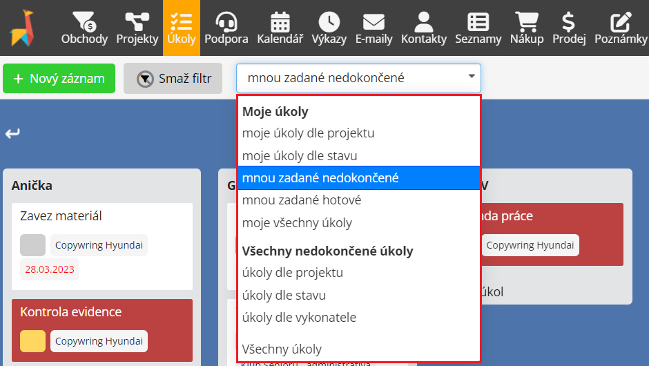 Různé pohledy na úkoly Různé pohledy na úkoly v Lamaelu