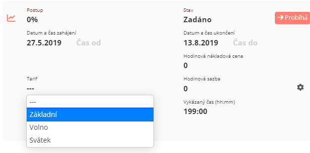 Sazebník prací (tarif) Sazebník prací (tarif) v Lamaelu